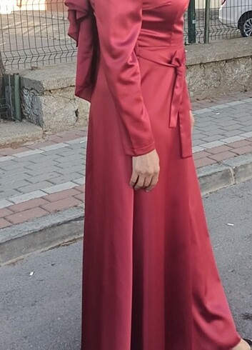 Düğünlük bayramlık sade şık elbise 