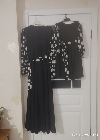 Anne kız kombin elbiseler tertemiz - Görsel 12