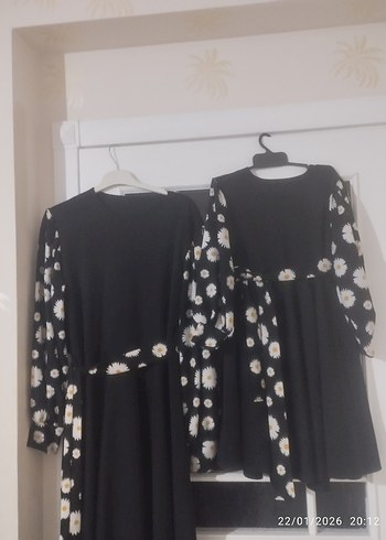 Anne kız kombin elbiseler tertemiz - Görsel 5