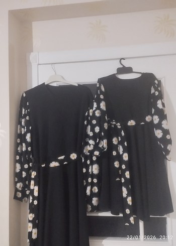 Anne kız kombin elbiseler tertemiz - Görsel 6