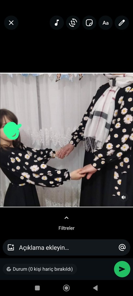 Anne kız kombin elbiseler tertemiz - Görsel 3