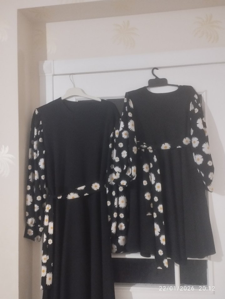 Anne kız kombin elbiseler tertemiz - Görsel 4