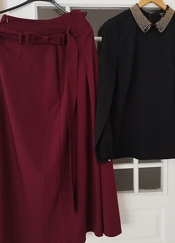 Gömlek kotondan alındı 38 beden etek 42 beden  - Görsel 3