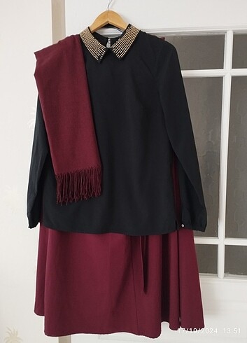 Gömlek kotondan alındı 38 beden etek 42 beden  - Görsel 4