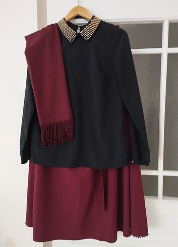 Gömlek kotondan alındı 38 beden etek 42 beden  - Görsel 5