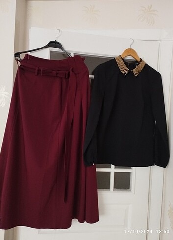 Gömlek kotondan alındı 38 beden etek 42 beden  - Görsel 6