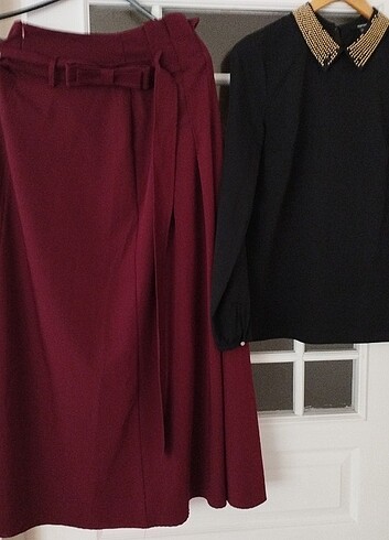 Gömlek kotondan alındı 38 beden etek 42 beden  - Görsel 13