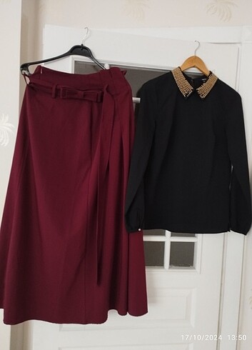 Gömlek kotondan alındı 38 beden etek 42 beden  - Görsel 15