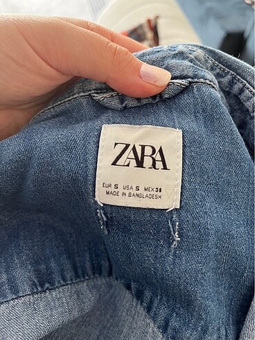 s Beden Zara kot gömlek