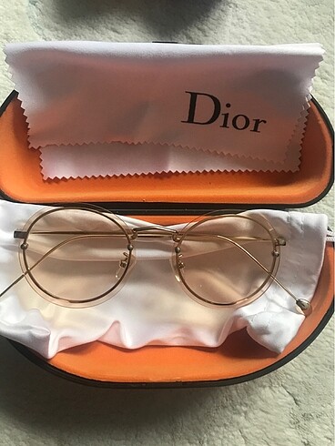 Dior sarı altın güneş gözlüğü