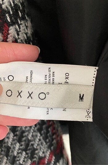 m Beden siyah Renk OXXO kaban