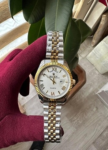 Rolex çift tarih saat