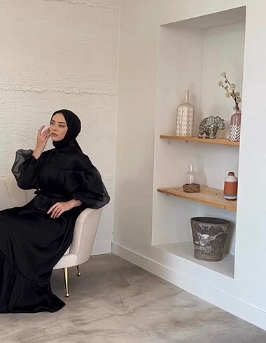 Siyah elbise - Görsel 5