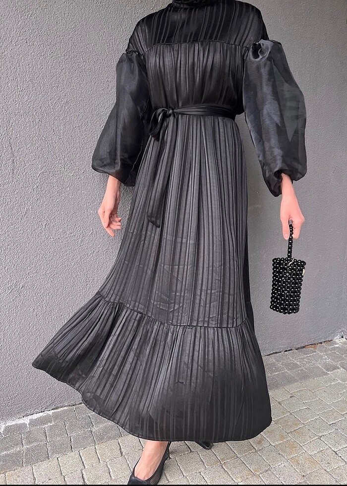 Siyah elbise - Görsel 2