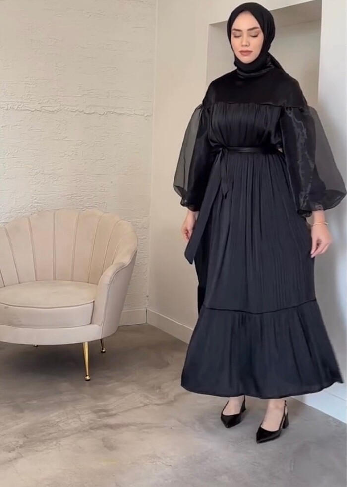 Siyah elbise - Görsel 3