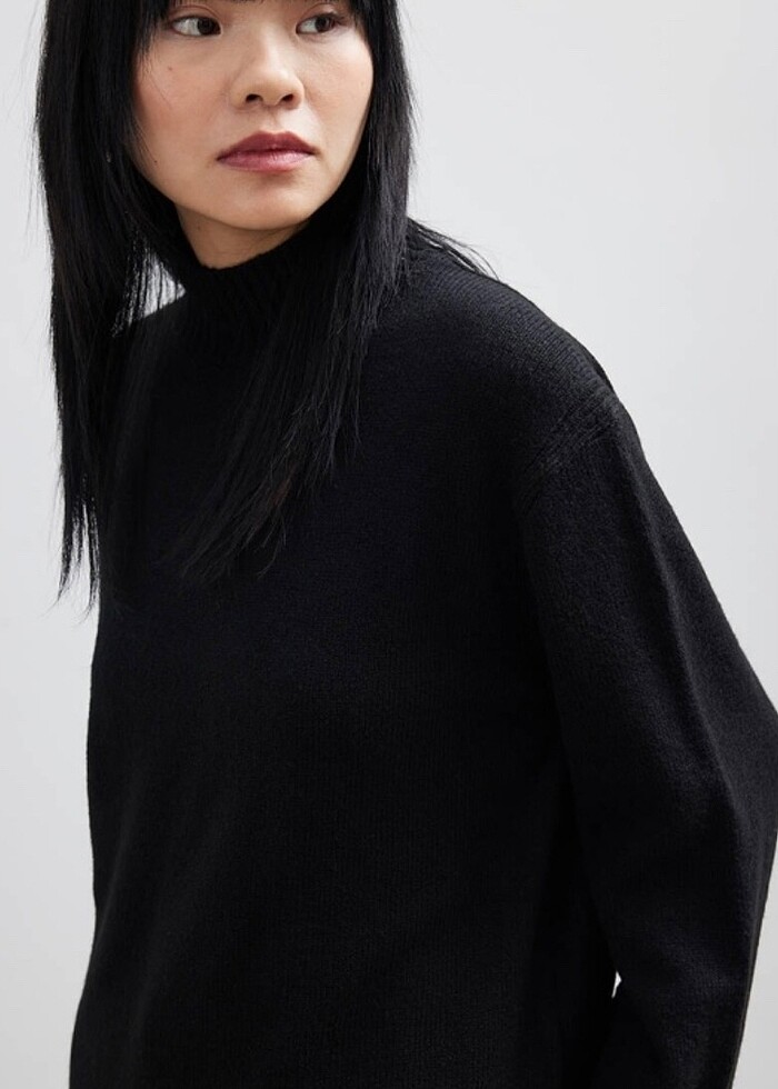 Be blue siyah soft kazak - Görsel 4