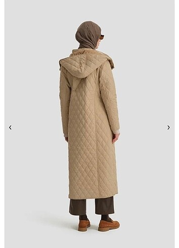 40 Beden camel Renk Armine kapitone mont