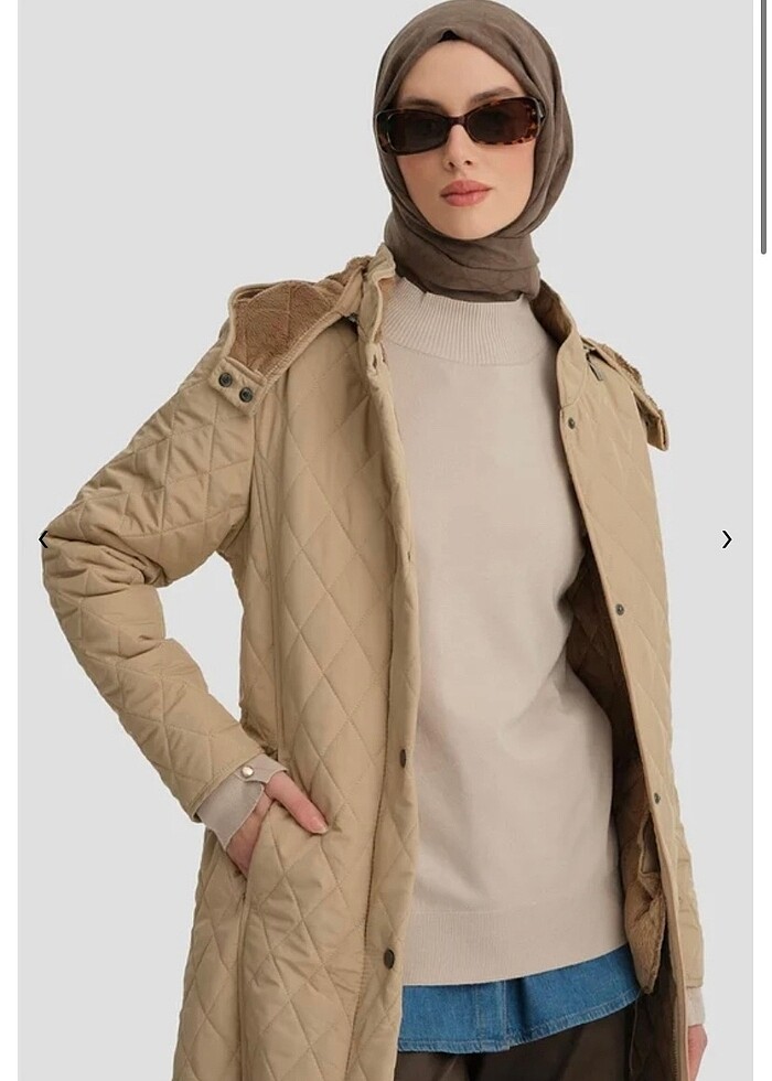 Armine kapitone mont - Görsel 2