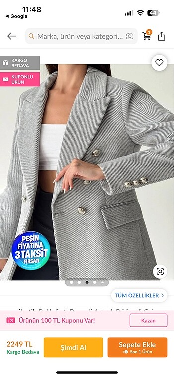 Diğer Kaşe blazer