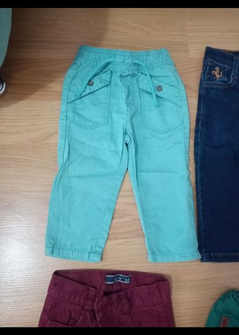 Renkli Erkek Çocuk Bol Kesim Denim Pantolon - Görsel 2