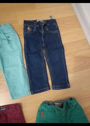 Renkli Erkek Çocuk Bol Kesim Denim Pantolon - Görsel 3