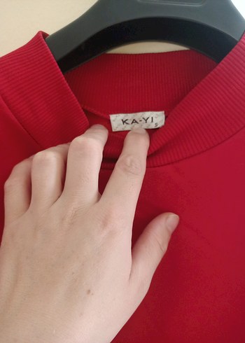 Bordo Uzun Kollu Salaş Hamile Tunik - Görsel 5