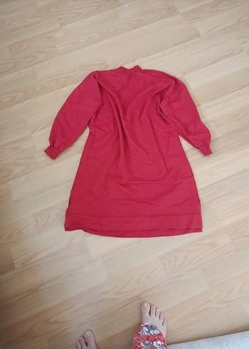 Bordo Uzun Kollu Salaş Hamile Tunik - Görsel 3