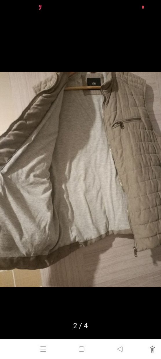 Gri Fermuarlı Kolsuz erkek şişme Yelek - Görsel 2