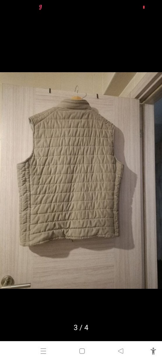 Gri Fermuarlı Kolsuz erkek şişme Yelek - Görsel 3