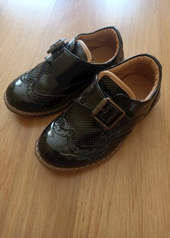 Kahverengi Kemerli Erkek Çocuk Özel Ayakkabı - Görsel 3