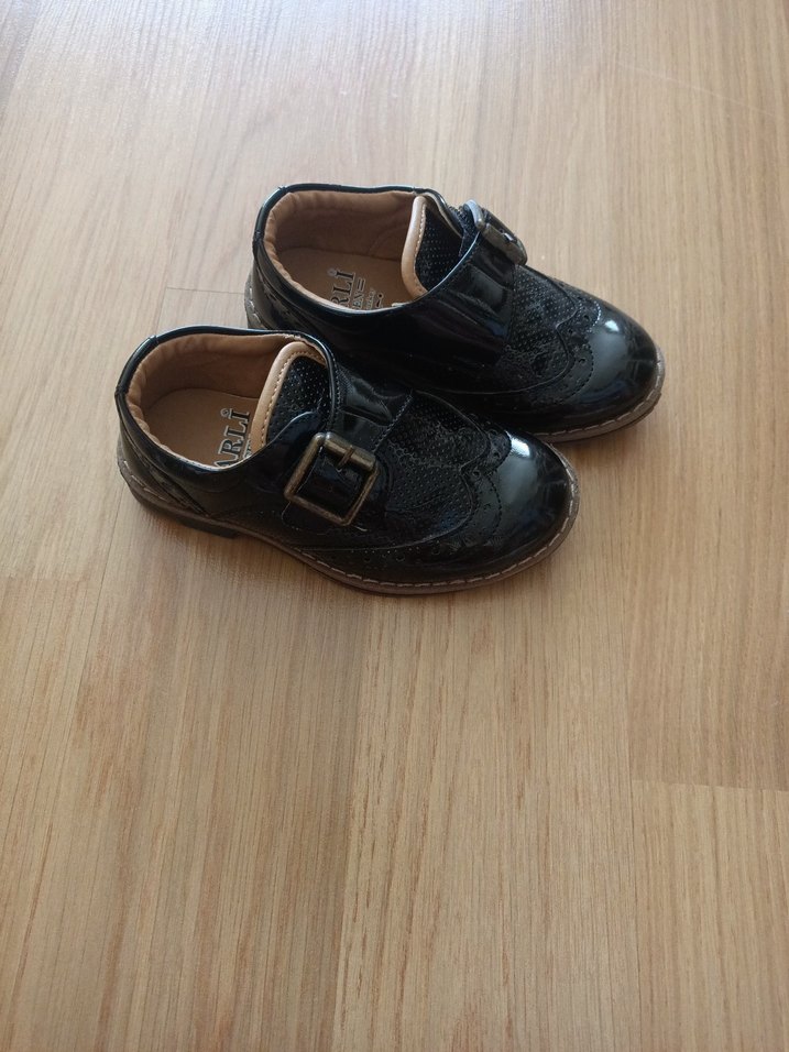 Kahverengi Kemerli Erkek Çocuk Özel Ayakkabı - Görsel 2