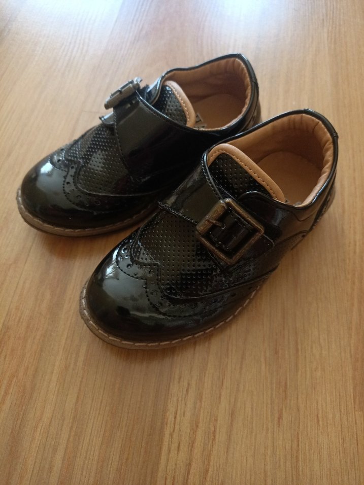 Kahverengi Kemerli Erkek Çocuk Özel Ayakkabı - Görsel 3