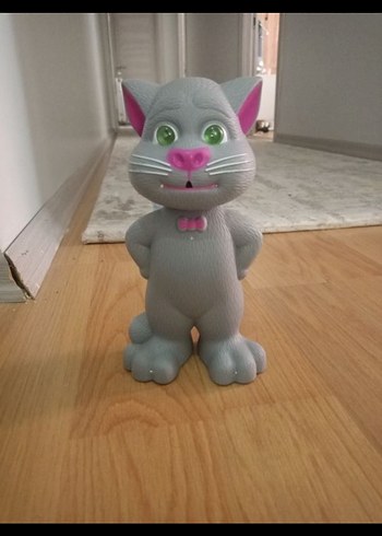 Konuşan Gri Kedi Oyuncak AI TOUCH - Görsel 2