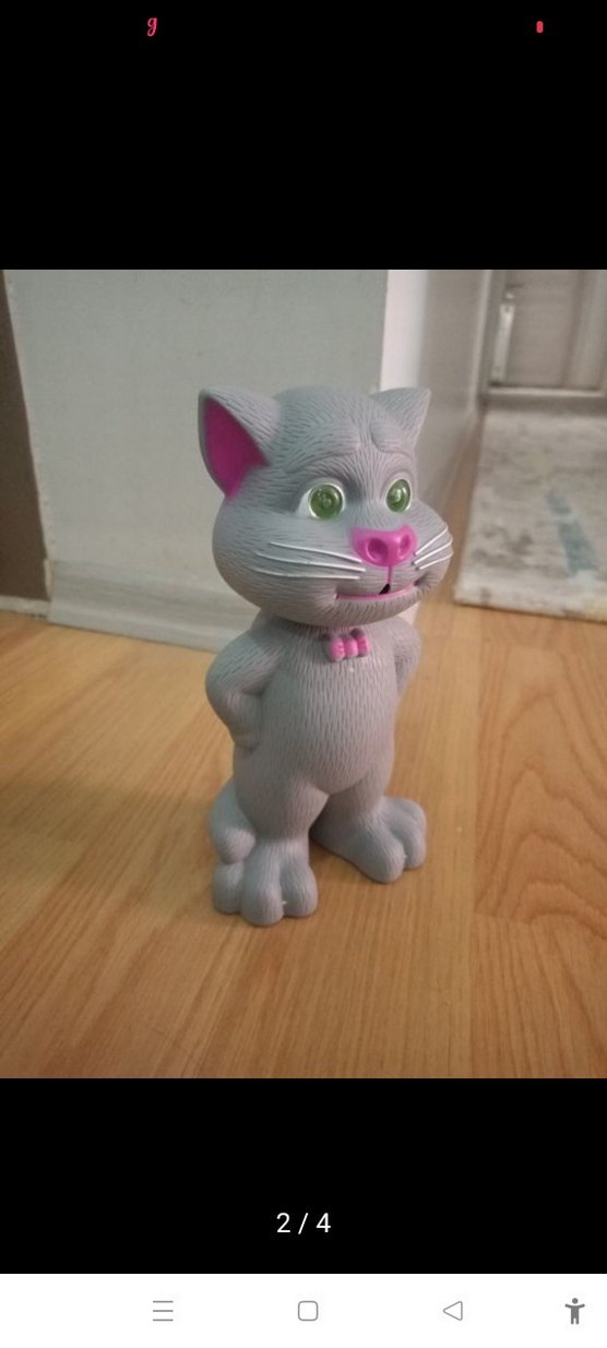 Konuşan Gri Kedi Oyuncak AI TOUCH - Görsel 3