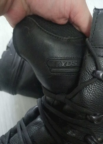 YDS Odin Siyah Deri Biker Bot 47 numara - Görsel 6