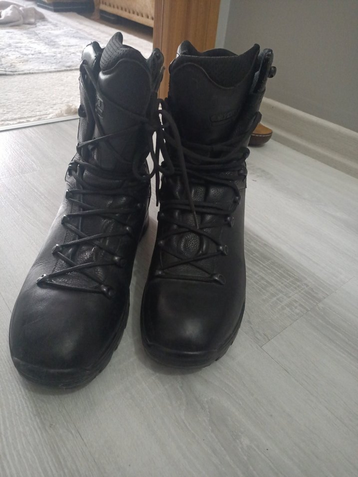 YDS Odin Siyah Deri Biker Bot 47 numara - Görsel 4