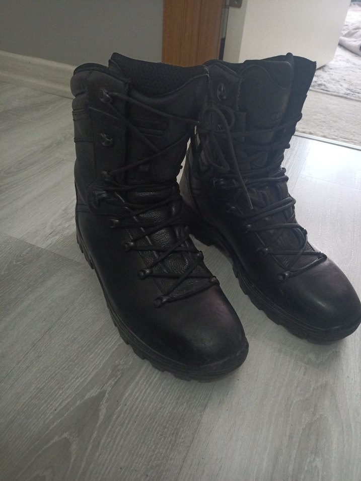 YDS Odin Siyah Deri Biker Bot 47 numara - Görsel 2