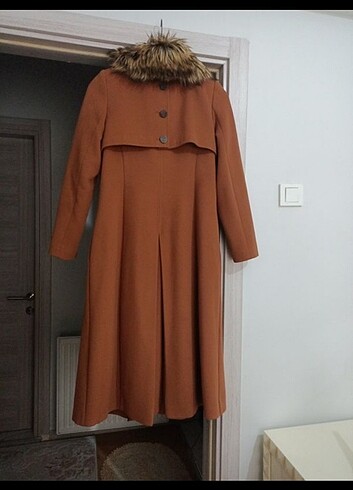 42 Beden camel Renk Kaşe kaban