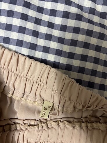42 Beden camel Renk Krep pantolon