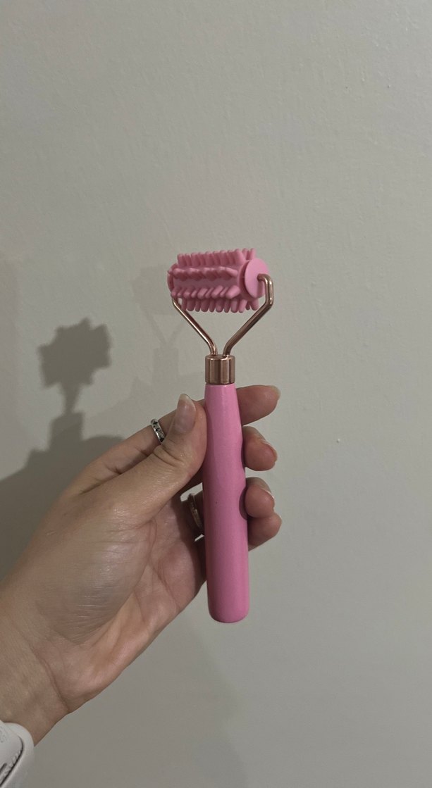 Pembe Masaj ve Cilt Fırçası - Görsel 3