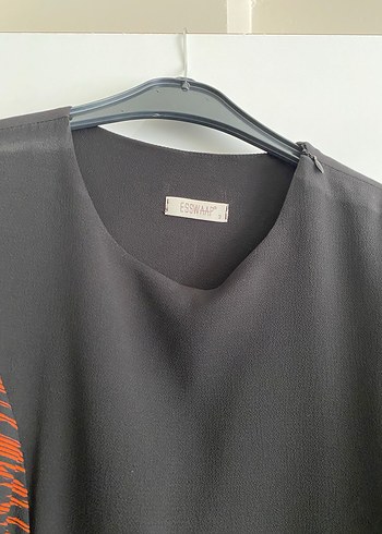 Zebra Desenli Siyah Hamile Tunik Takım - Görsel 3