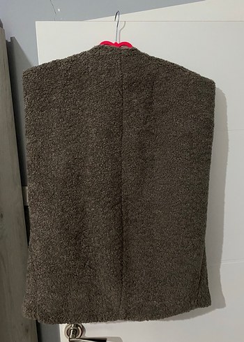 Kahve Kadın Örgü Yelek - Görsel 4