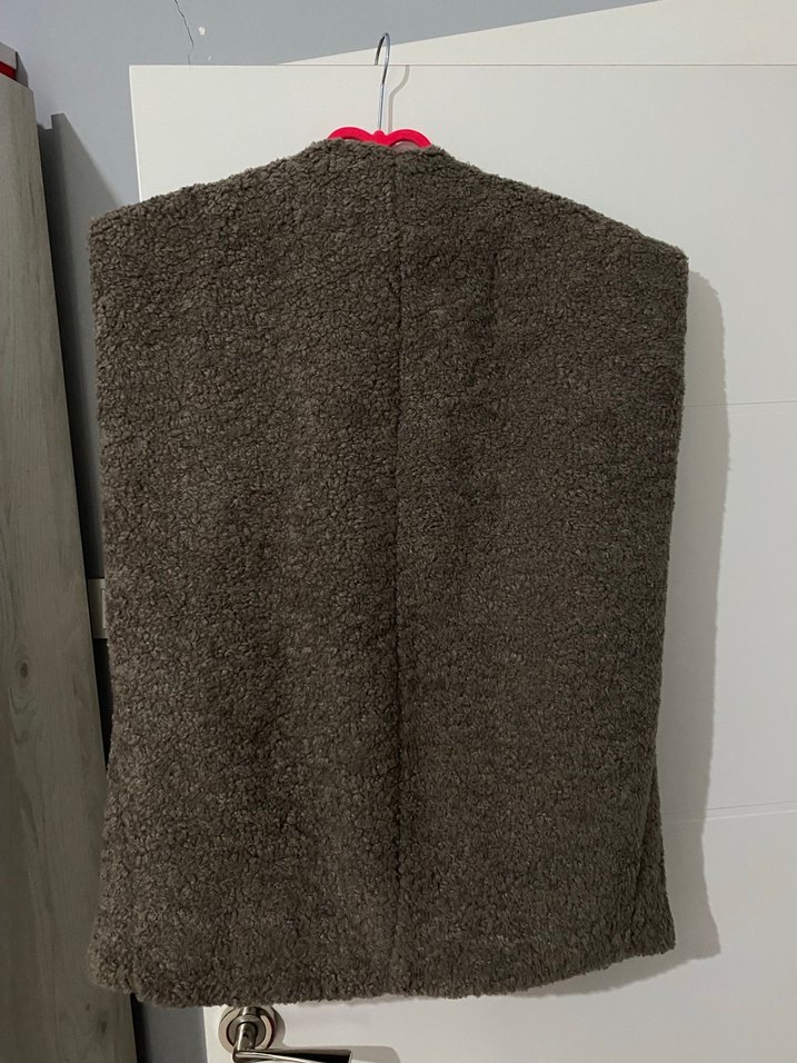 Kahve Kadın Örgü Yelek - Görsel 4