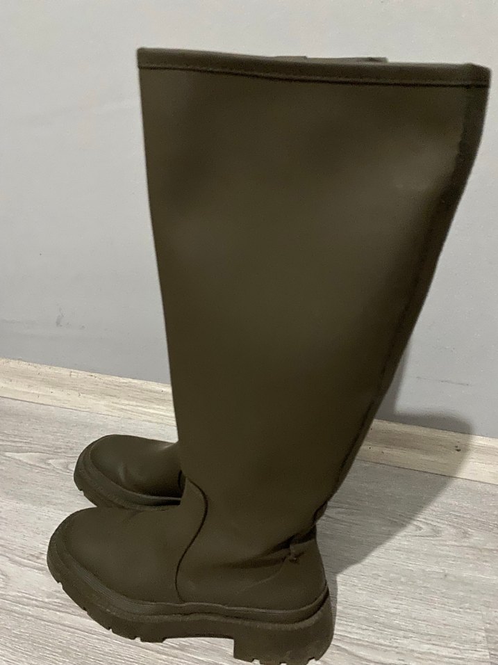 Haki Rugan Dizüstü Kadın Çizme - Görsel 2