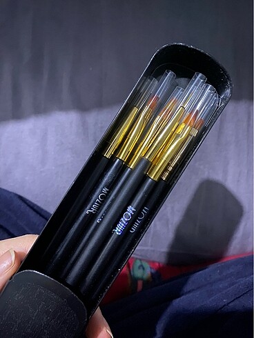 Kalıcı oje ve protez tırnak fırça seti - Görsel 4