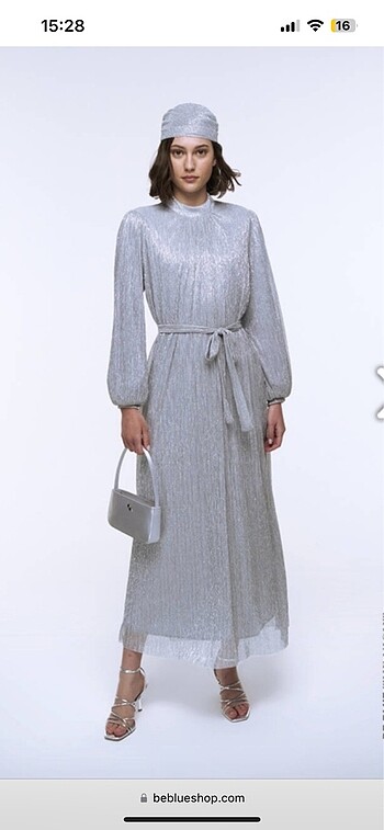 Be blue vintage elbise