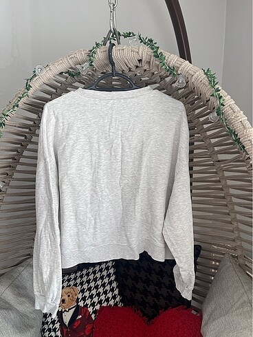 xl Beden H&M Marka Gri Sweatshirt XL Beden
