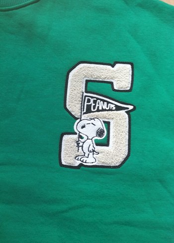 Yeşil Sweatshirt ünisex - Görsel 2