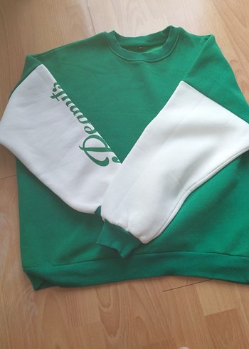 Yeşil Sweatshirt ünisex - Görsel 5