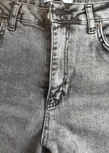 Gri Kadın Denim Pantolon - Görsel 4